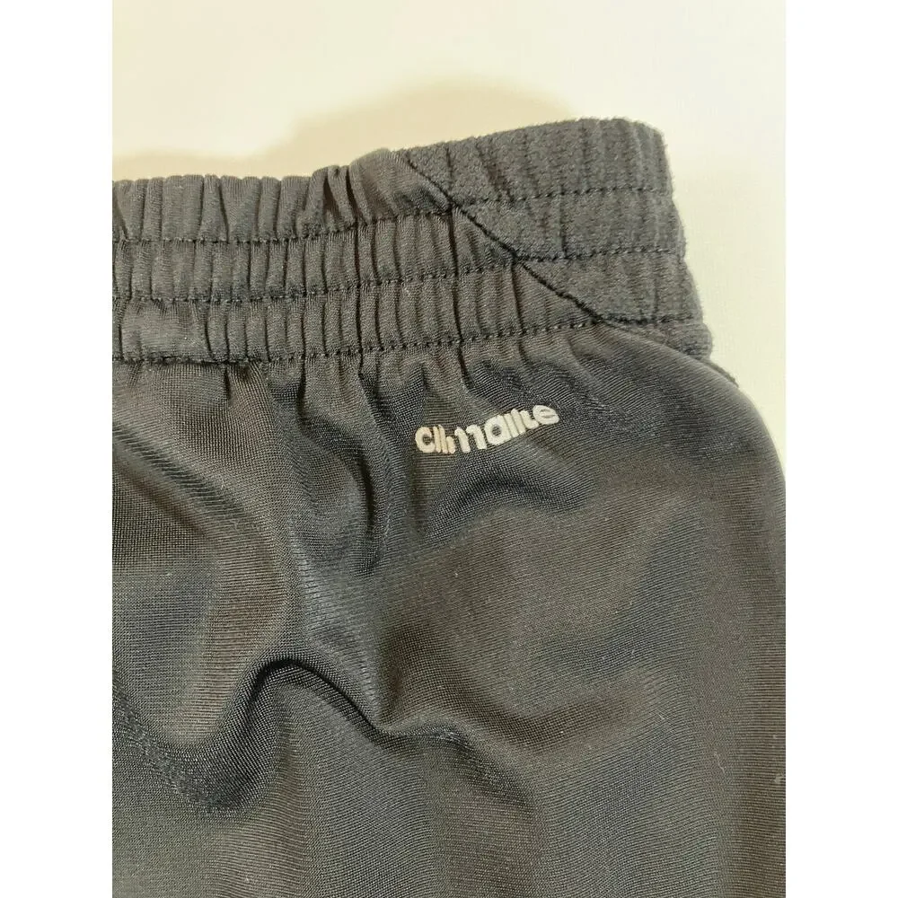 Adidas Climalite Men XL Black Green 3 Stripe Athletic Training Shorts 2013